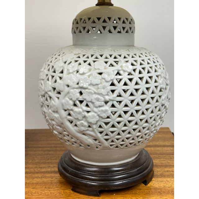 Ceramic Late 20th Century Frederick Cooper Blanc De Chine Table Lamps, Pair For Sale - Image 7 of 12