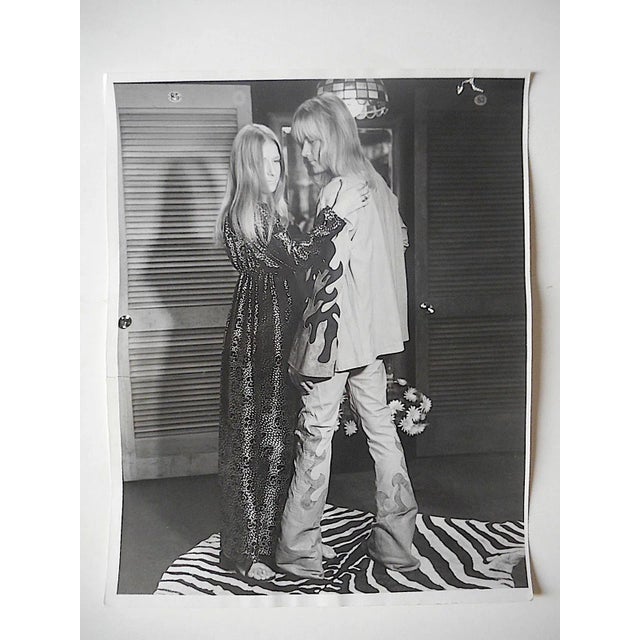Realism Original Mid Century Glossy Silver Gelatin Studio Photograph-Decked Out Hippies-8"x10"-1960' For Sale - Image 3 of 4
