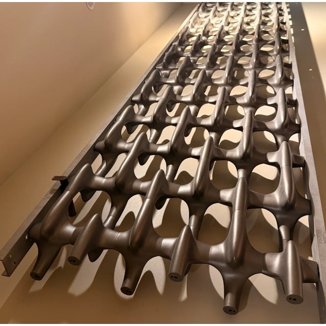 1960s Don Harvey Fiberglass and Plastic Screen. Don Harvey was way ahead of his time with modernism design. The Bone...