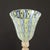 Set of 8 Hand-Blown Murano Latticino Blue & Chartreuse Wine Glasses W/ 24k Gold For Sale - Image 15 of 18