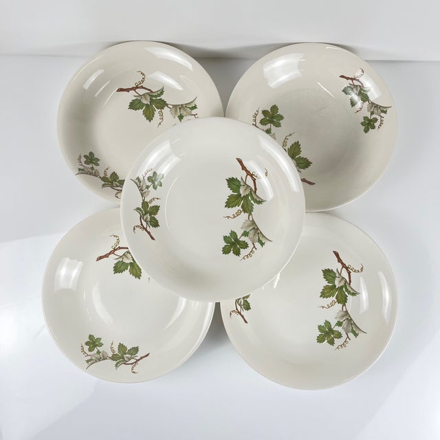 2000 - 2009 Vintage Vine Soup Plates from Villeroy & Boch, 1980s, Set of 5 For Sale - Image 5 of 12