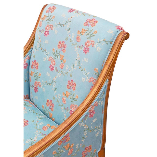 Antique Revival Gilt and Chinoiserie Armchairs by R. Griffiths LTD, 2003, Set of 2 For Sale - Image 6 of 12