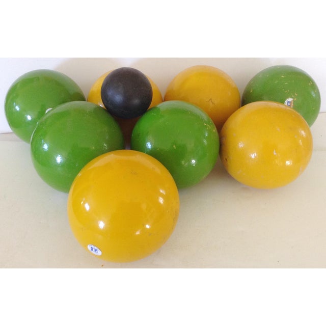 Italian Bocce Ball Set of 9 Chairish