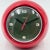 Space Age Red Globe Clock, 1970s For Sale - Image 4 of 11