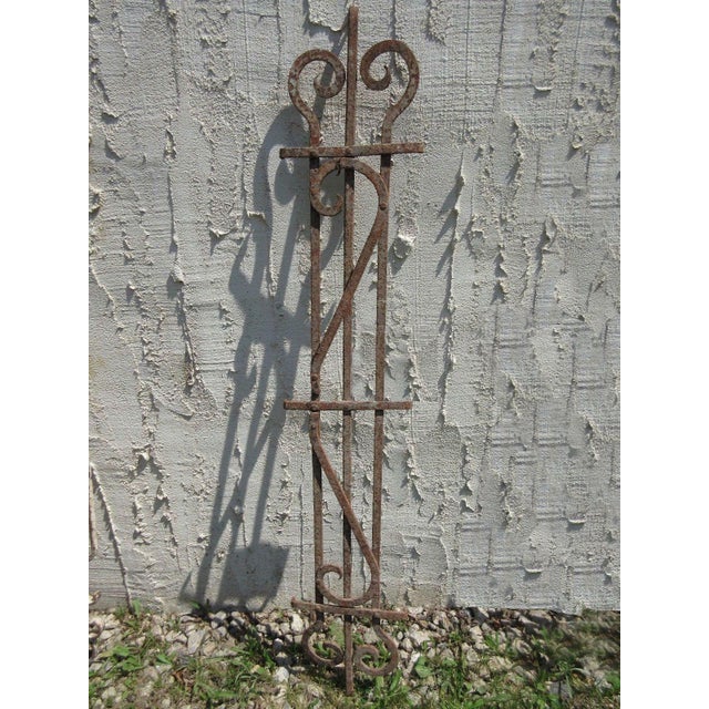 Wonderful piece of Architecture. Heavy, tight and sturdy, piece does show signs of age related wear including rust,...