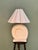 1980s Vintage Pink Plaster Sculptural Nautilus Shell Table Lamps, a Pair — Hollywood Regency, Rewired For Sale - Image 5 of 9