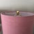 Kate Spade 1990s Kate Spade Pink Striped Ceramic Cylinder Lamps Shades - Set of 2 For Sale - Image 4 of 7