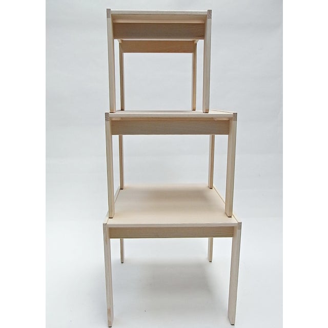 777 Nesting Tables by Afra & Tobia Scarpa for Cassina, 1998, Set of 3 For Sale - Image 11 of 18