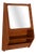 Scandinavian Teak Wall Mirror with Storage Compartment, 1960s For Sale
