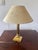 Traditional Empire Style Bedside Lamp in Fluted Gilt Brass, 1970 For Sale - Image 3 of 6