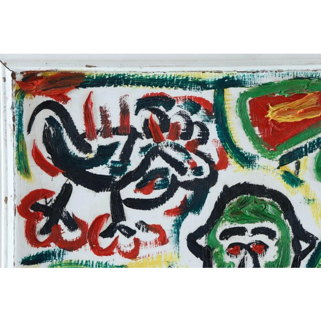 Art Brut Shepherd Acrylic on Artist Board Chairish