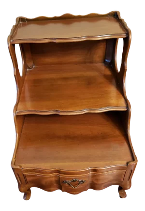 1940s John Widdicomb Mid-Century Modern 3 Tier End Table