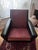 Mid-Century Armchair in Leatherette & Velvet, 1950s For Sale - Image 6 of 11