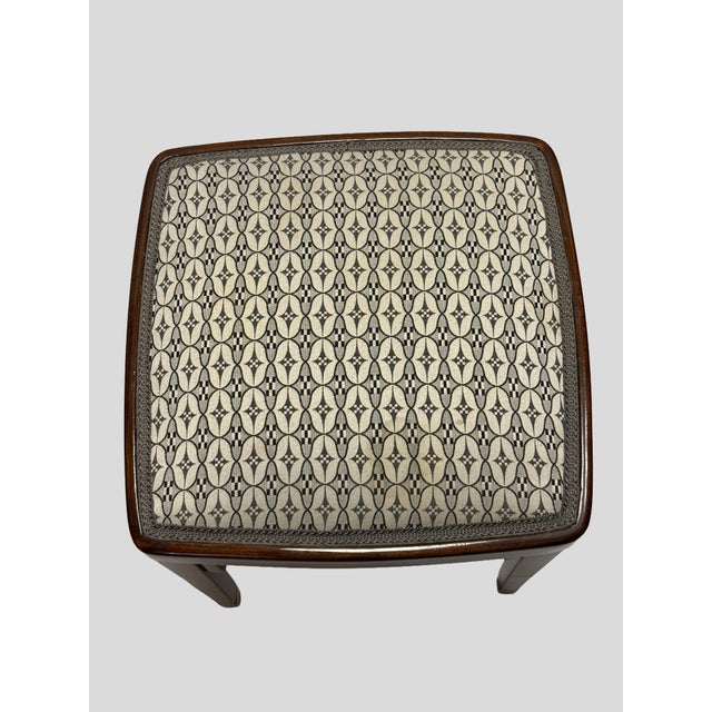 Set of Vienna Secession Armchair with Ottoman by Josef Hoffmann, 1890s For Sale - Image 15 of 18