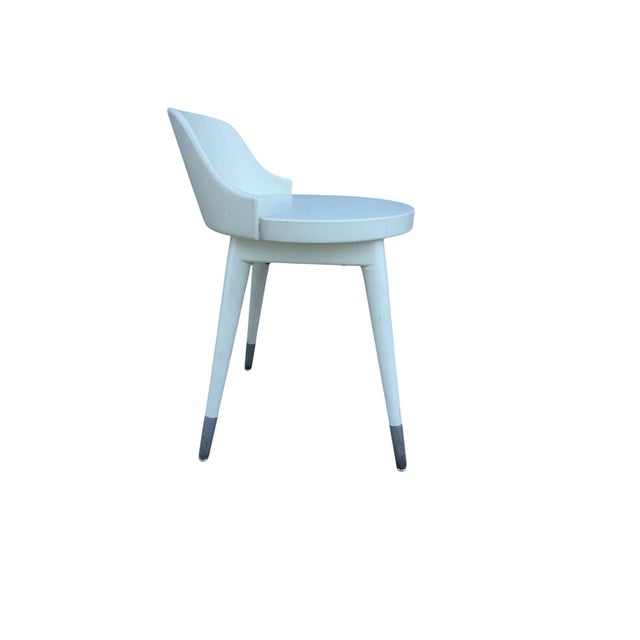 1950s Vintage White Stools, 1950s, Set of 4 For Sale - Image 5 of 9