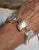 White Freshwater Baroque or Keshi Pearl Sterling Silver Link Bracelet For Sale - Image 18 of 18