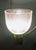 An elegant wall light, Model LP5, designed by Ignazio Gardella for Azucena in the 1950s and 1960s. The glass shade...