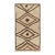 Vintage Moroccan Rug, Beige With Brown Diamond Patterns - Rug & Kilim For Sale