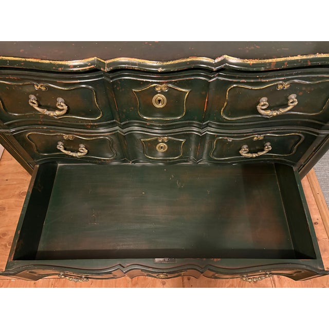 Late 20th Century Commode in the Style of a Louis XV Lyonnaise Commode For Sale - Image 10 of 17