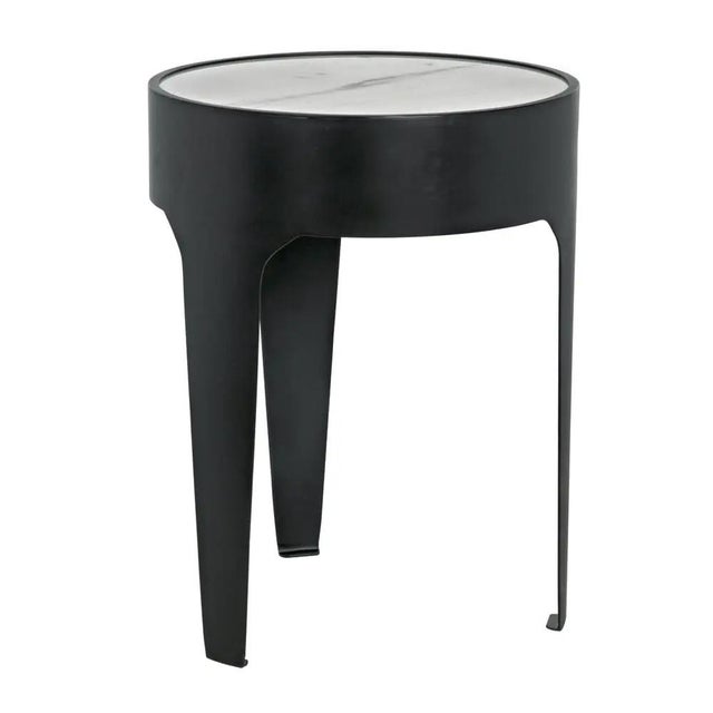 Mid-Century Modern Cylinder Side Table, Small For Sale - Image 3 of 6
