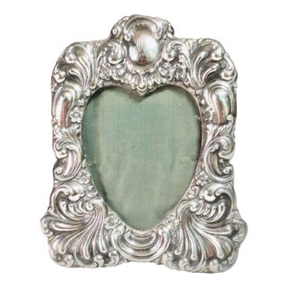 Edwardian Sterling Silver Photo Frame Circa 1900 For Sale