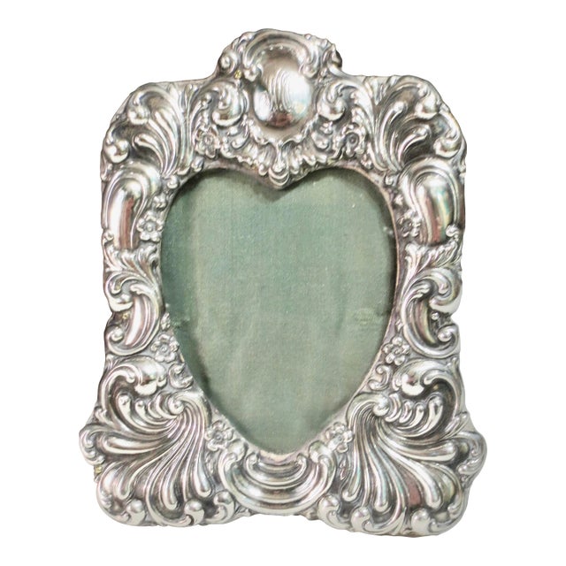 Edwardian Sterling Silver Photo Frame Circa 1900 For Sale