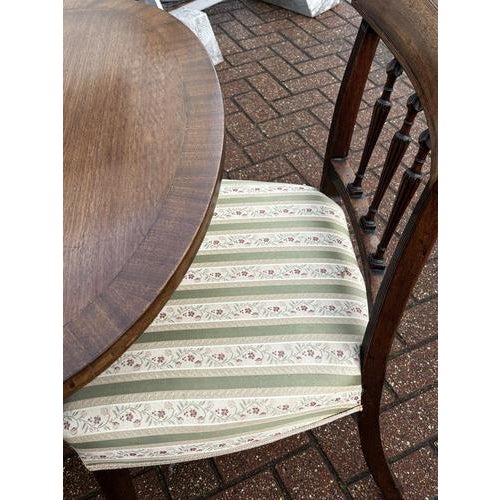 Antique Extending Dining Table and Chairs, Set of 7 For Sale - Image 10 of 18