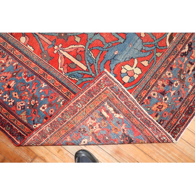 Early 20th Century Persian Mahal Animal Pictorial Rug - 8'6" x 13'5" For Sale - Image 9 of 11