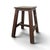 Brown Painted Wooden Workshop Stool with Handle For Sale - Image 6 of 6