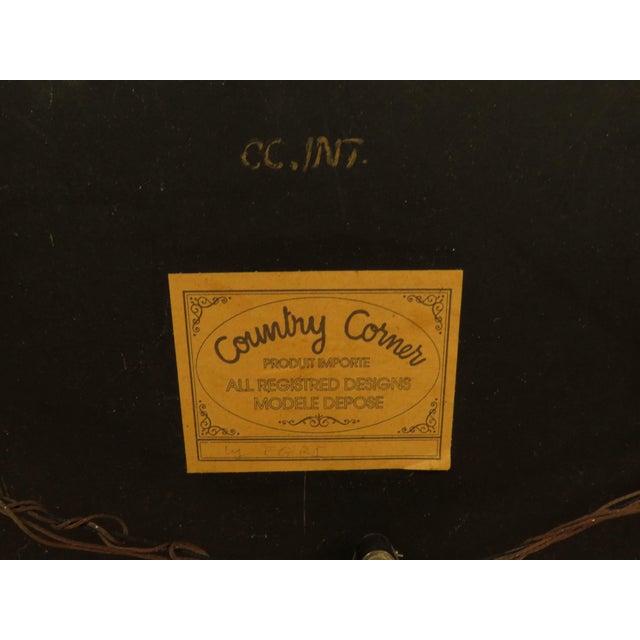 Wood Country Corner Hand Painted Hunting Sign Ball Trap, 1980s For Sale - Image 7 of 14