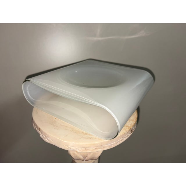 White Glass Pocket Emptier, 1970 For Sale - Image 6 of 8