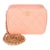 Coral Quilted Lambskin Pearl Crush Camera Vanity Case For Sale