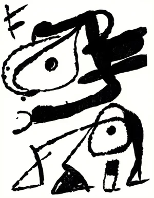 Joan Miró Engraver IV 2001 Woodcut Engraving 2