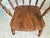 Antique Victorian Smokers Bow Armchair in Beech & Elm, 1880s For Sale - Image 17 of 18