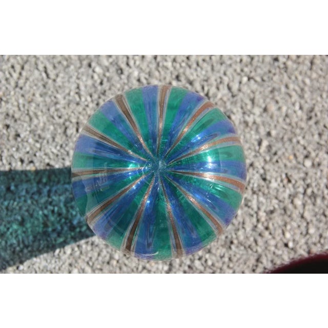 Multicolored Murano Glass Vase, 1960s For Sale - Image 7 of 11