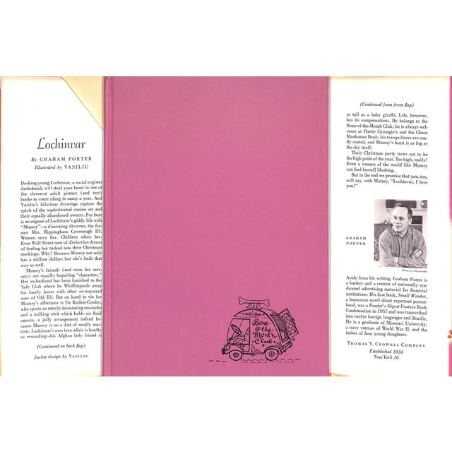 PORTER, Graham [60] pp. Thomas Y. Crowell Company 1959 10 1/8" x 7 1/4" Illustrated by Vasiliu Dashing young Lochinvar, a...