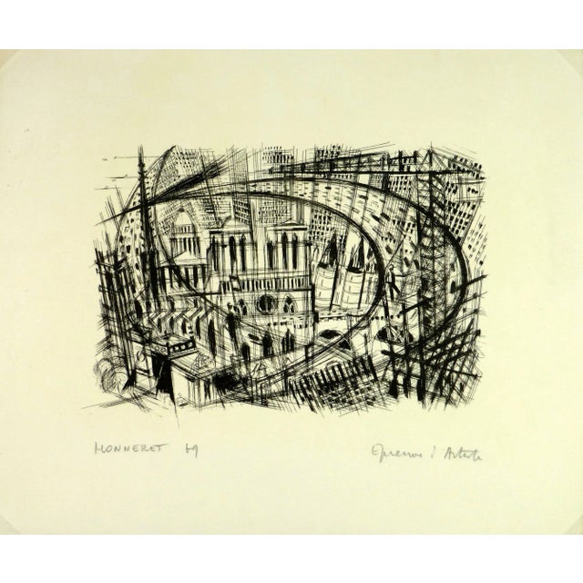 Jean Monneret, Paris Modern Landscape For Sale