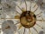 Dew and Gold Murano White Flowers Chandelier, 1980s For Sale - Image 6 of 15