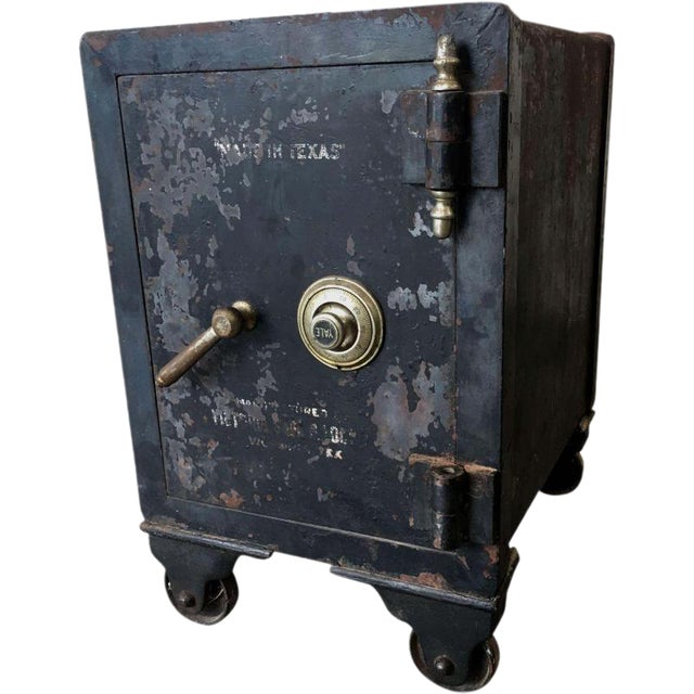 Texas Antique Yale Iron Safe With Combination Chairish