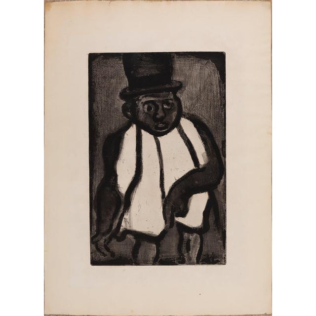Georges Rouault, Good Candidate Boudoubadabou, Etching For Sale - Image 4 of 4