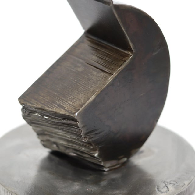 Noteworthy - Contemporary Expressive Geometric Abstract Metal Sculpture Original Artwork by Granville Beals For Sale - Image 4 of 12