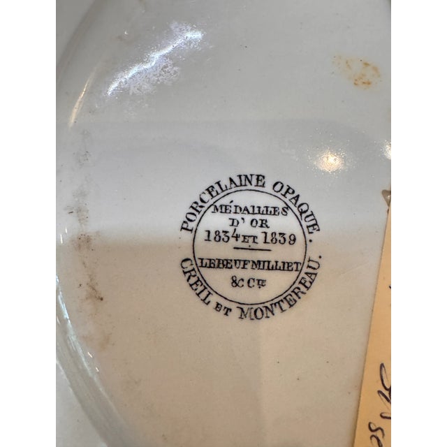 Ceramic Circa 1840s Creil Et Montereau Political Portrait Plates- Set of 10 For Sale - Image 7 of 9