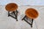 1920s Set of Industrial Atelier Stools with Steel Frames and Plywood Seats, Germany, 1920s For Sale - Image 5 of 16