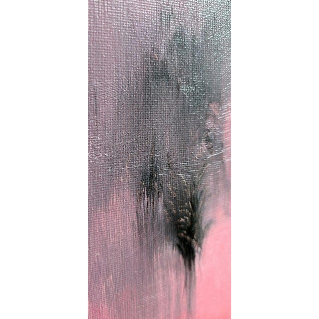 "Licorice Heart" Original Abstract Canvas Painting by KR Moehr For Sale - Image 4 of 8