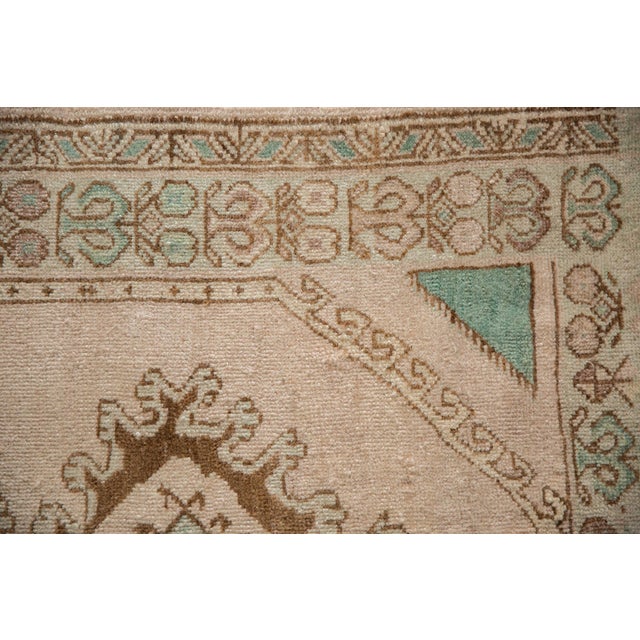 Traditional Vintage Distressed Oushak Rug - 2'11" x 4'3" For Sale - Image 3 of 9