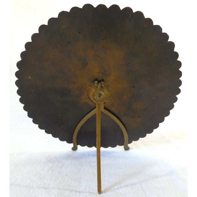 Metal Vintage Mid-Century Brass 100 Year Astrological Zodiac Calendar For Sale - Image 7 of 9