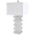 A Modernist Lucite table lamp.