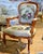 Elegant and timeless, this French Louis XV armchair brings classic European beauty into any refined interior. Upholstered...