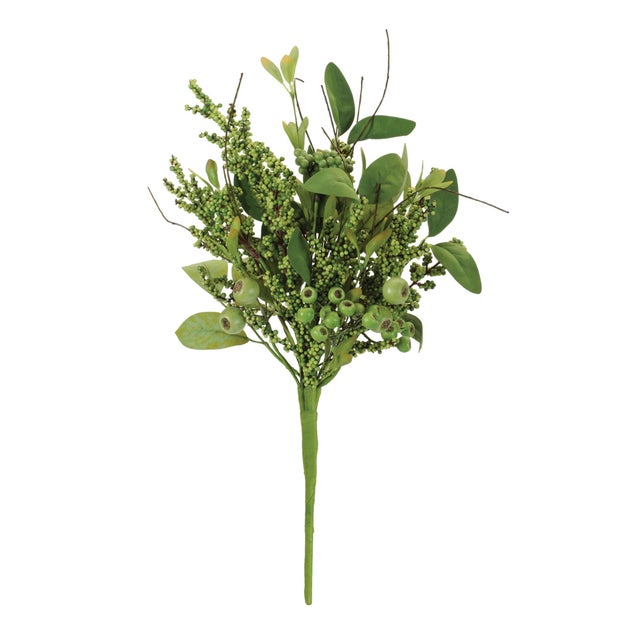 Add a pop of vibrant color and natural texture to your décor with this Mixed Berry Decorative Bush Set. Featuring clusters...