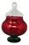 Italian Red and Green Jar in Empoli Glass from Rossini, 1960s For Sale - Image 6 of 6